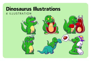 Dinosaurios Paquete de Ilustraciones