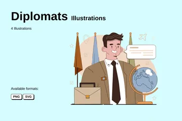 Diplomatas Pacote de Ilustrações