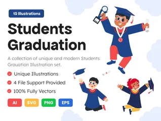 Diplôme d'étudiant Pack d'Illustrations