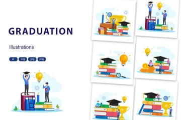 Université des études supérieures Pack d'Illustrations