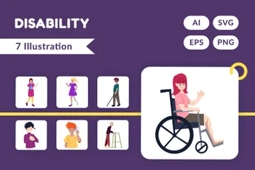 Disability Illustration Pack