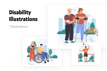Disability Illustration Pack