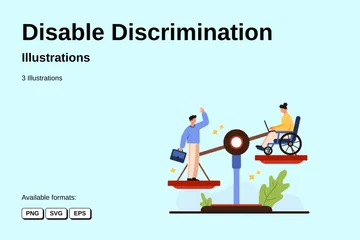 Disable Discrimination Illustration Pack