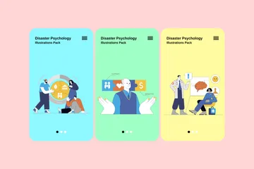 Disaster Psychology Illustration Pack