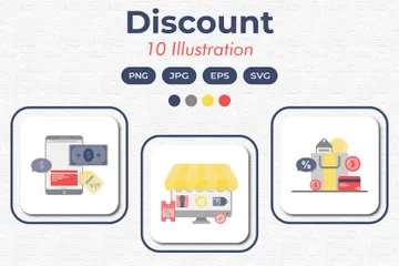 Discount Illustration Pack