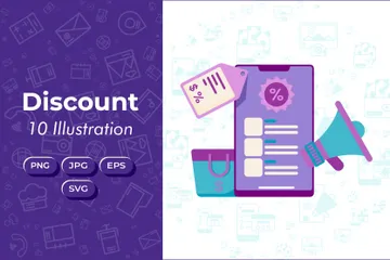 Discount Illustration Pack