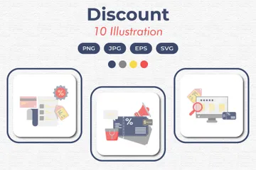 Discount Illustration Pack