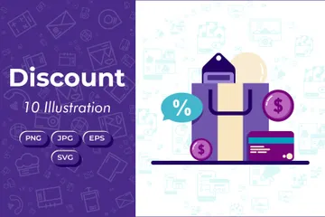 Discount Illustration Pack