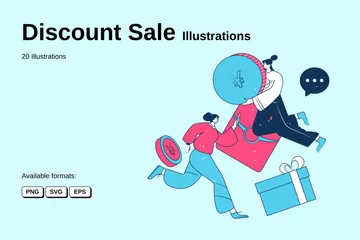 Discount Sale Illustration Pack