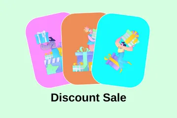 Discount Sale Illustration Pack