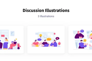 Discussion Illustration Pack
