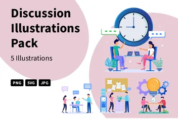 Discussione Illustration Pack