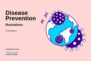 Disease Prevention Illustration Pack