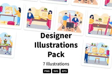 Diseñador Paquete de Ilustraciones