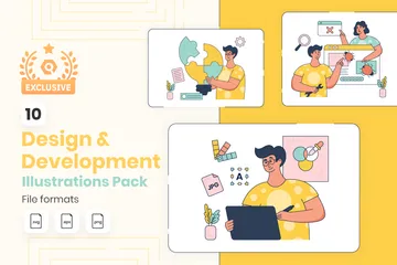 Diseño y desarrollo Paquete de Ilustraciones