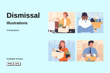 Dismissal Illustration Pack