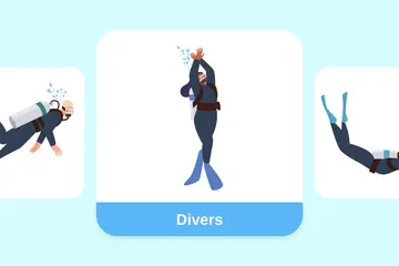 Divers Illustration Pack