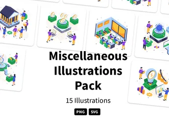 Divers Pack d'Illustrations