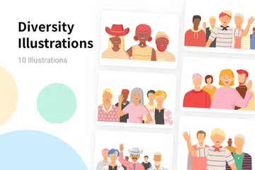 Diversity Illustration Pack