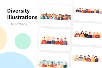 Diversity Illustration Pack