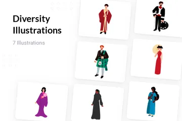 Diversity Illustration Pack