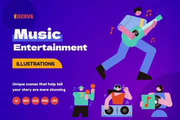 Divertissement musical Pack d'Illustrations