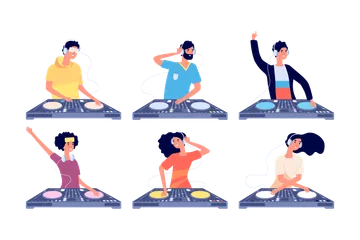 Dj Illustration Pack