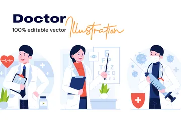 Médecin Pack d'Illustrations