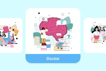 Médecin Pack d'Illustrations