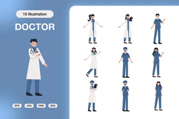 Médecin Pack d'Illustrations