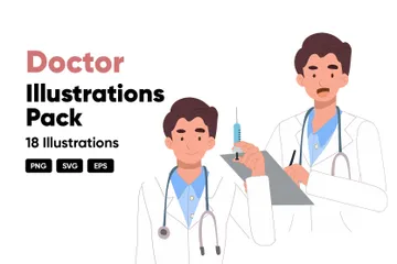 Médecin Pack d'Illustrations