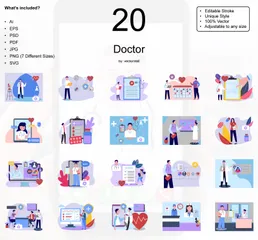 Doctor Illustration Pack