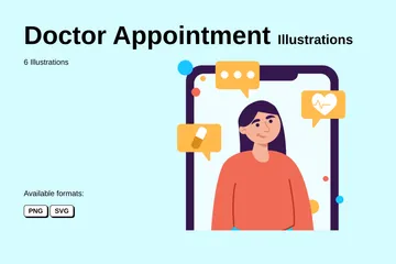 Doctor Appointment Illustration Pack