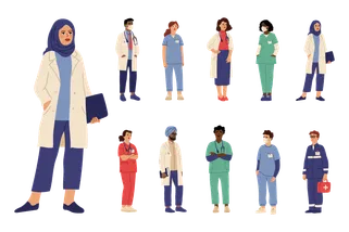 Doctor Nurse Character