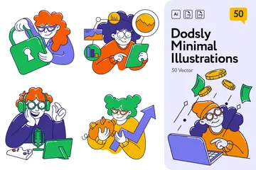 Dodsly Minimal Illustration Pack