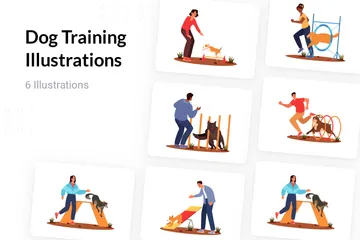 Dog Training Illustration Pack