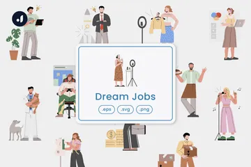 Dream Jobs Illustration Pack