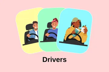 Drivers Illustration Pack