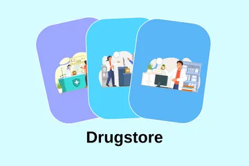 Drugstore Illustration Pack