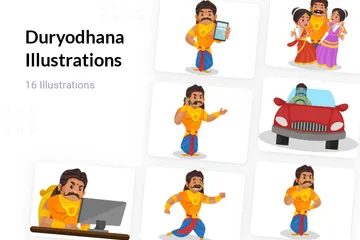 Duryodhana Illustration Pack