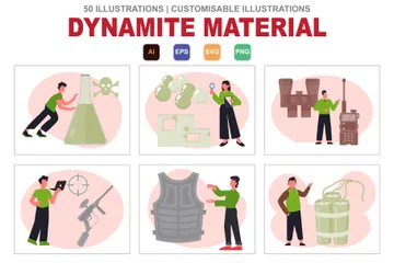 Dynamite Material Illustration Pack