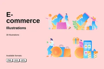 E-commerce Illustration Pack