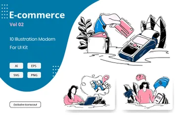 E-Commerce Vol 02 Illustration Pack