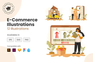 Ecommerce Illustration Pack