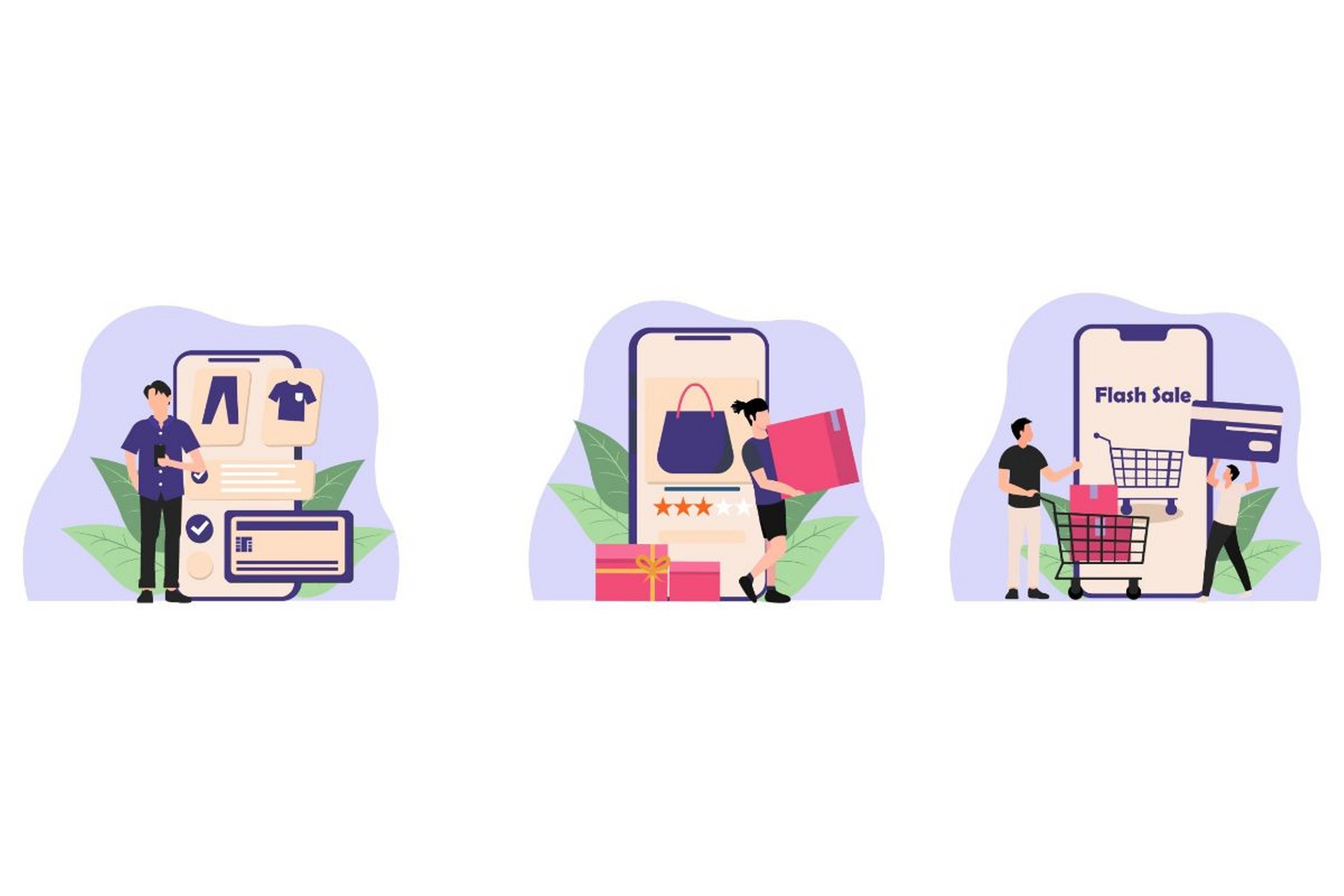 Premium E Commerce Illustration pack from E-commerce & Shopping ...