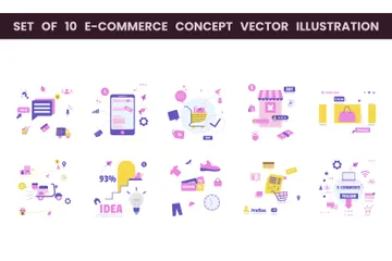 E-Commerce Illustration Pack