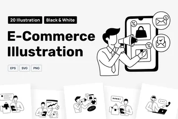 E-Commerce Illustration Pack