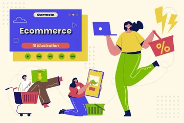 E-Commerce Illustration Pack