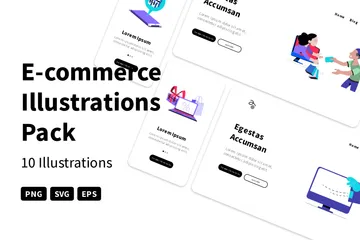 E-commerce Illustration Pack