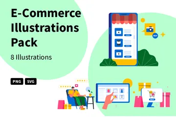 E-Commerce Illustration Pack